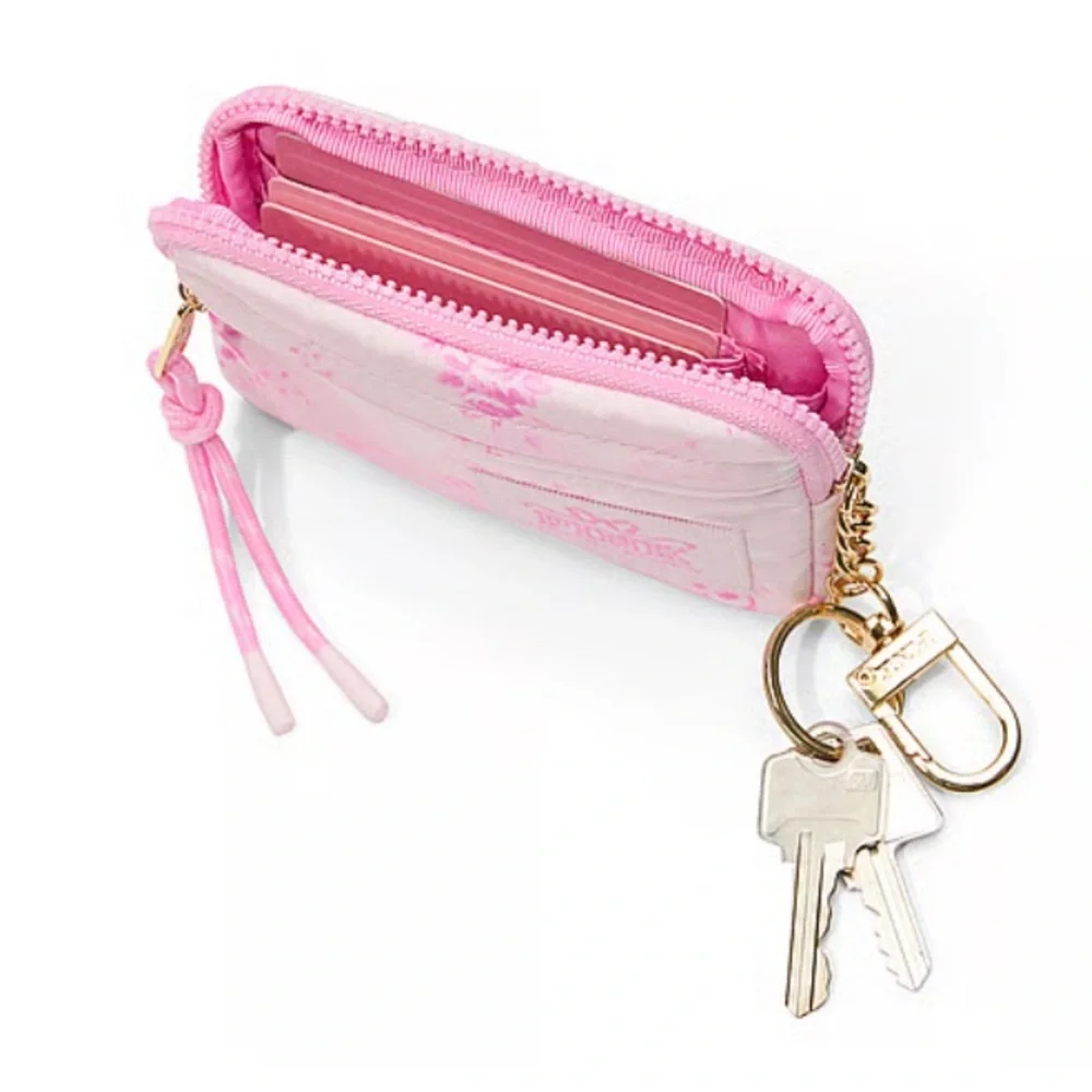 Pink x LoveShackFancy Zip Card Case